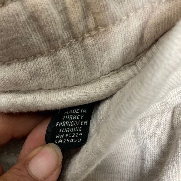 Ted Baker London Jersey Jogger Beige Marl Sweat Pants Elastic Waist Mens 32 - Picture 2 of 3